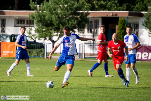 Pogoń Lębork - Piast Człuchów 4:1